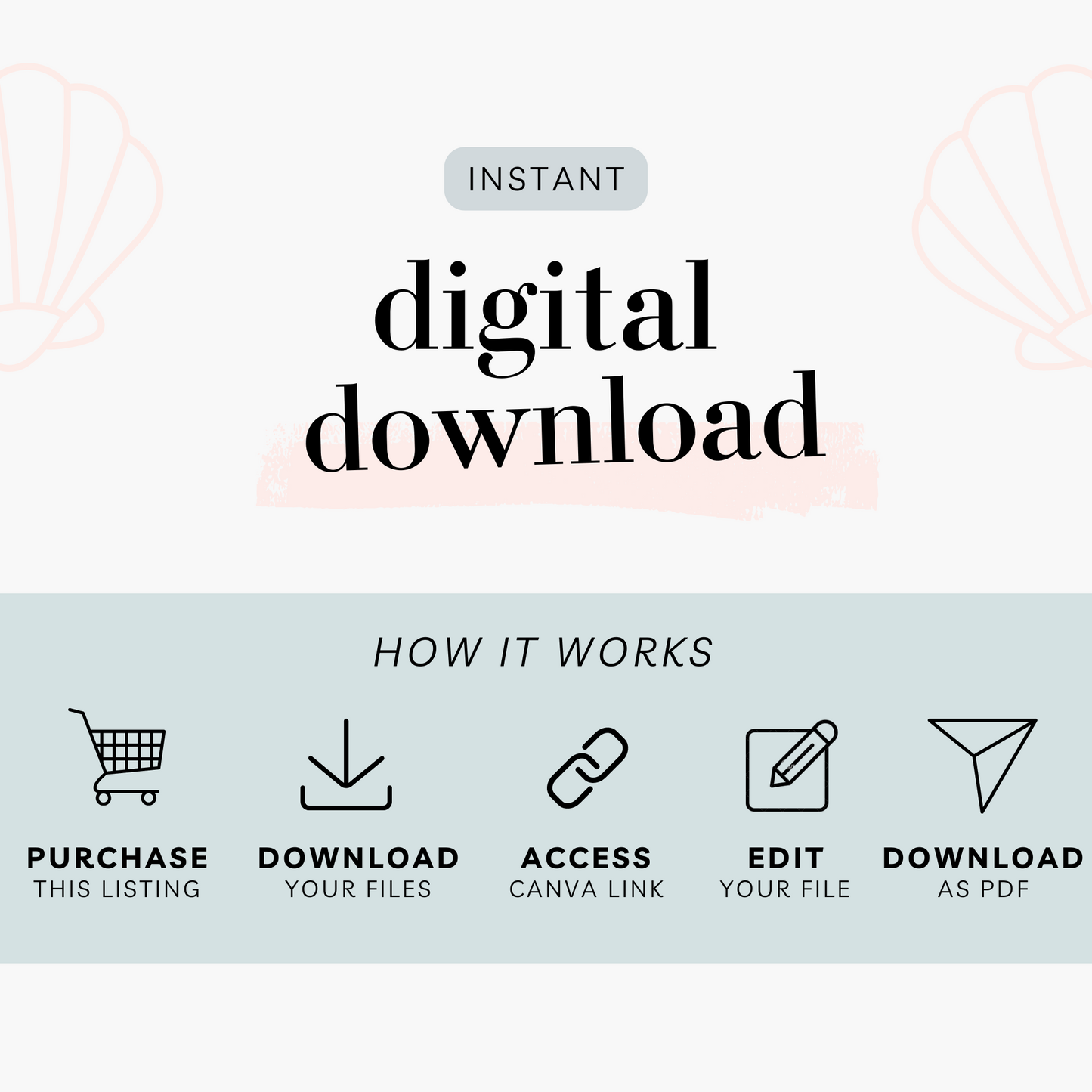 Pastel Shores Template Collection: Canva Templates for Travel Agents
