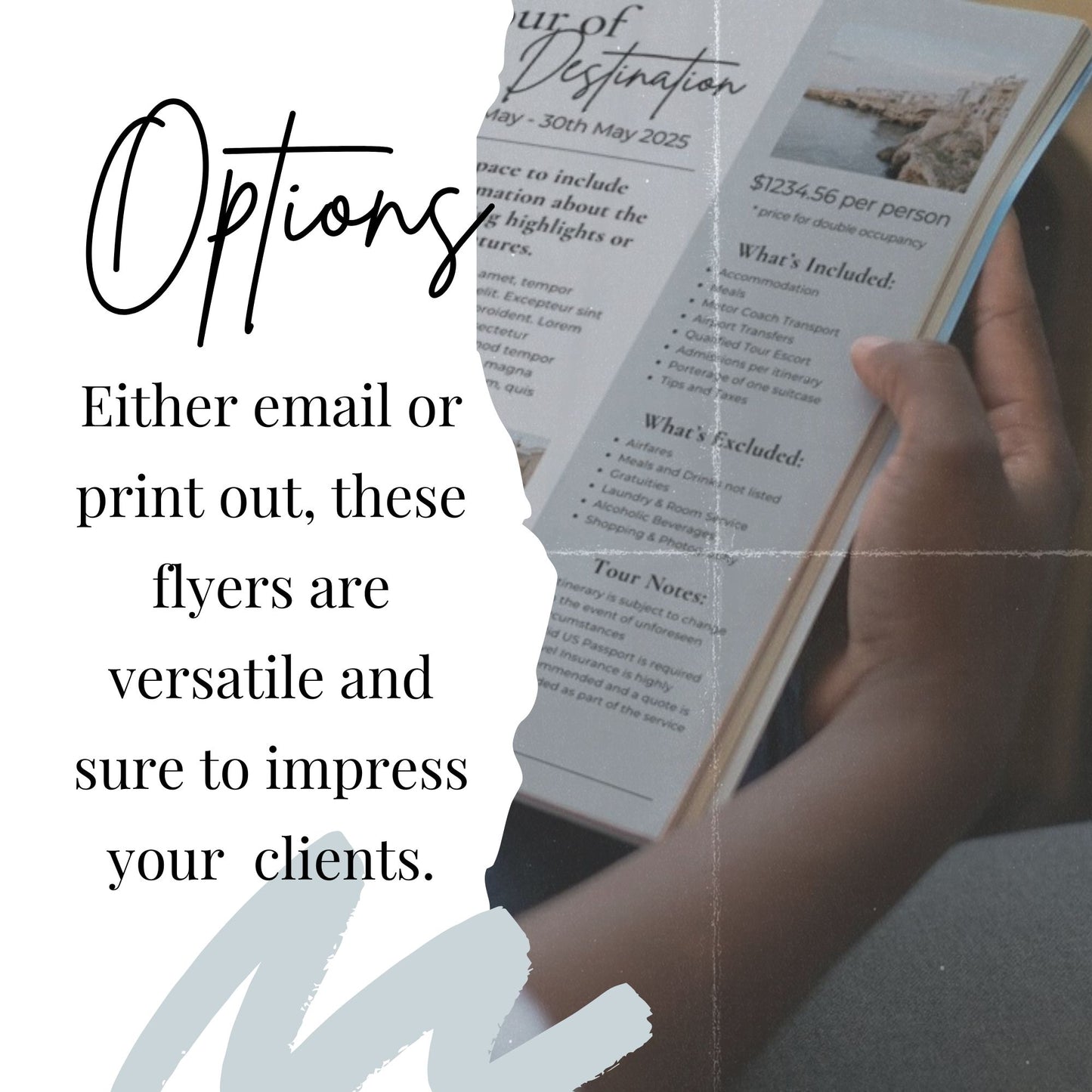 Travel Agent Itinerary Flyer Template Duo In Canva