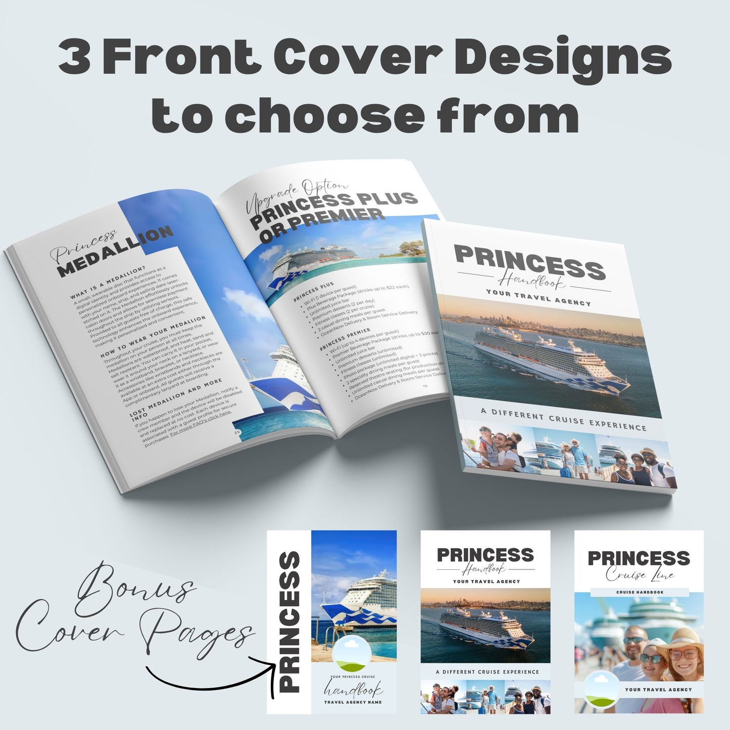 Princess Cruise Handbook Canva Template