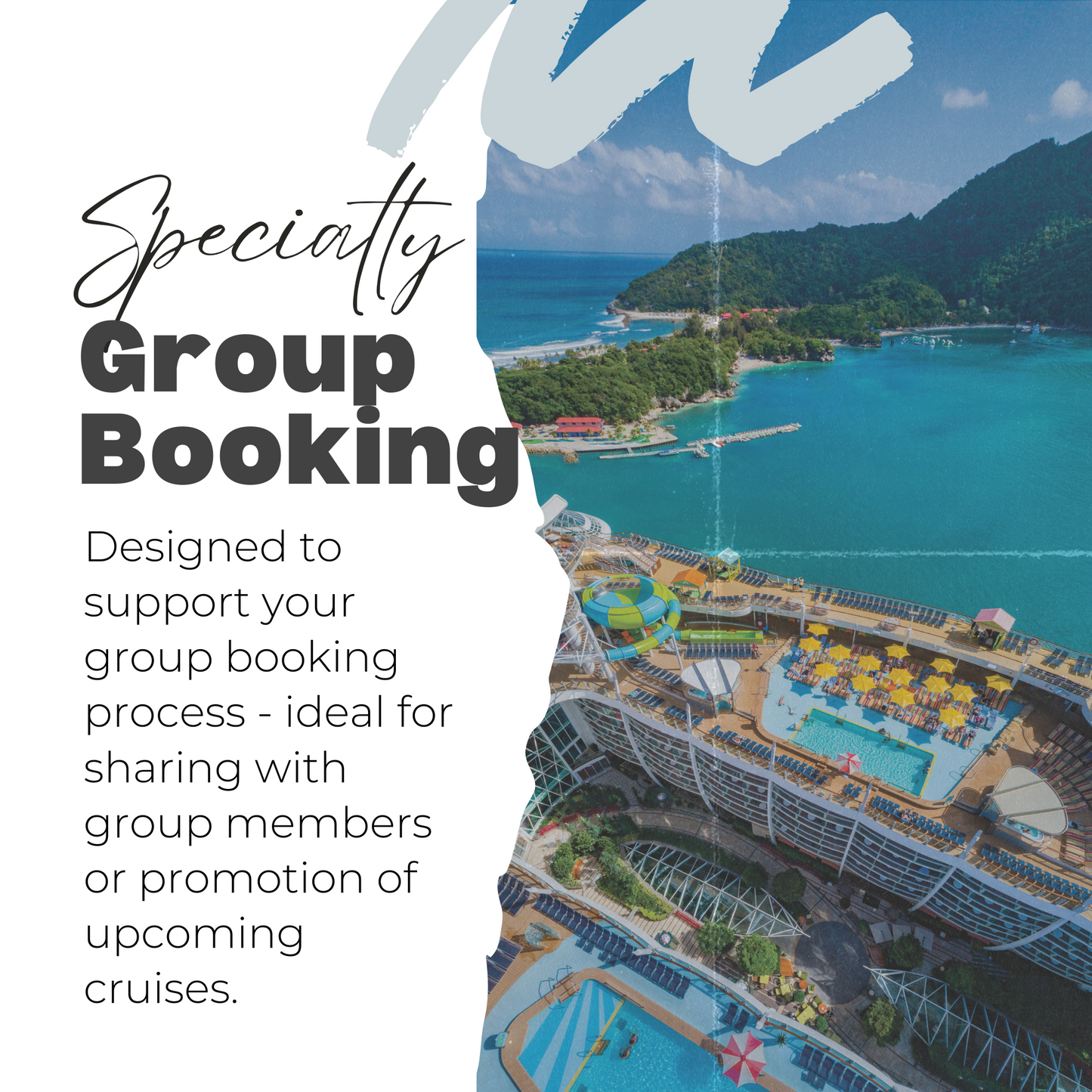 Royal Caribbean Group Booking Canva Template for Travel Agents