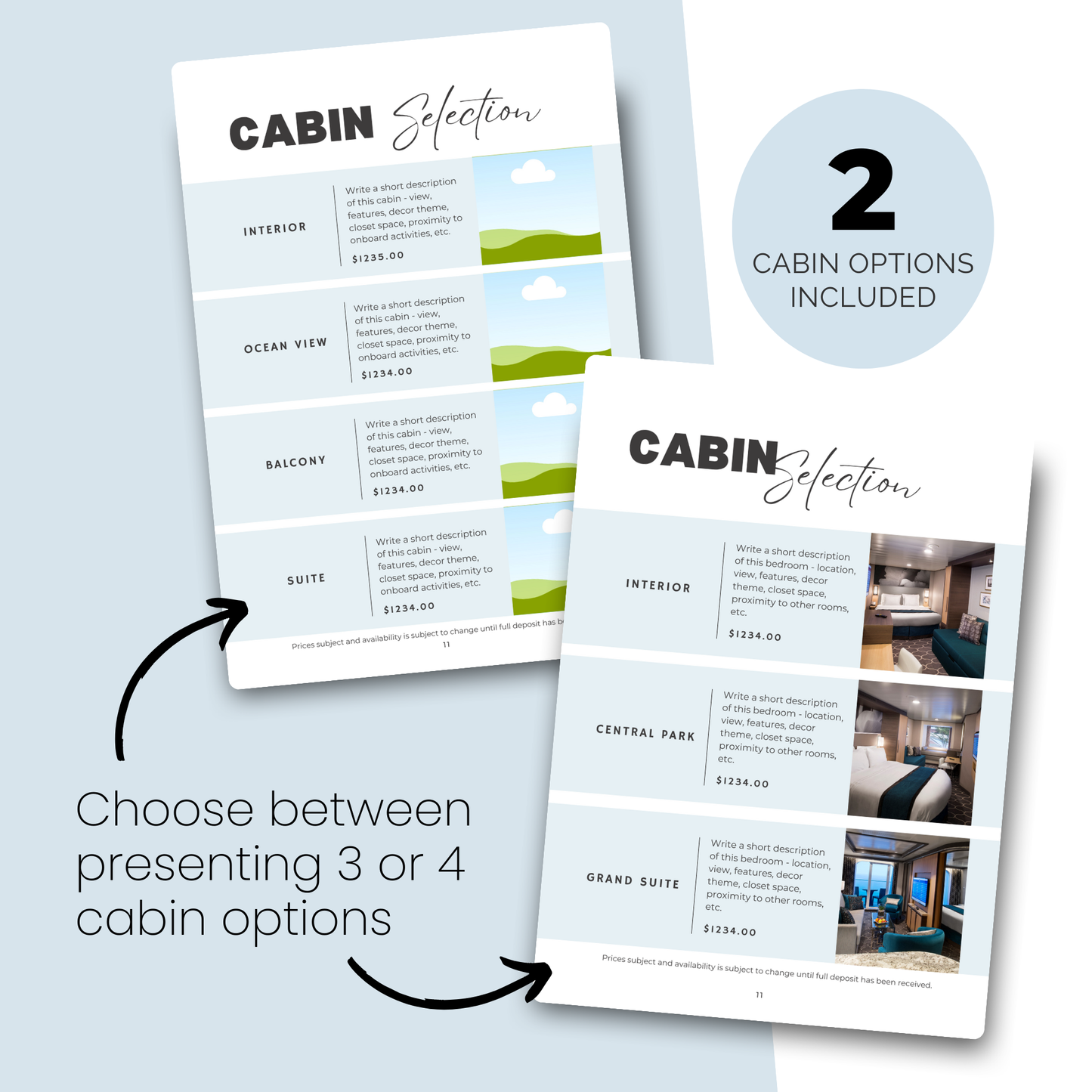 Royal Caribbean Group Booking Canva Template for Travel Agents