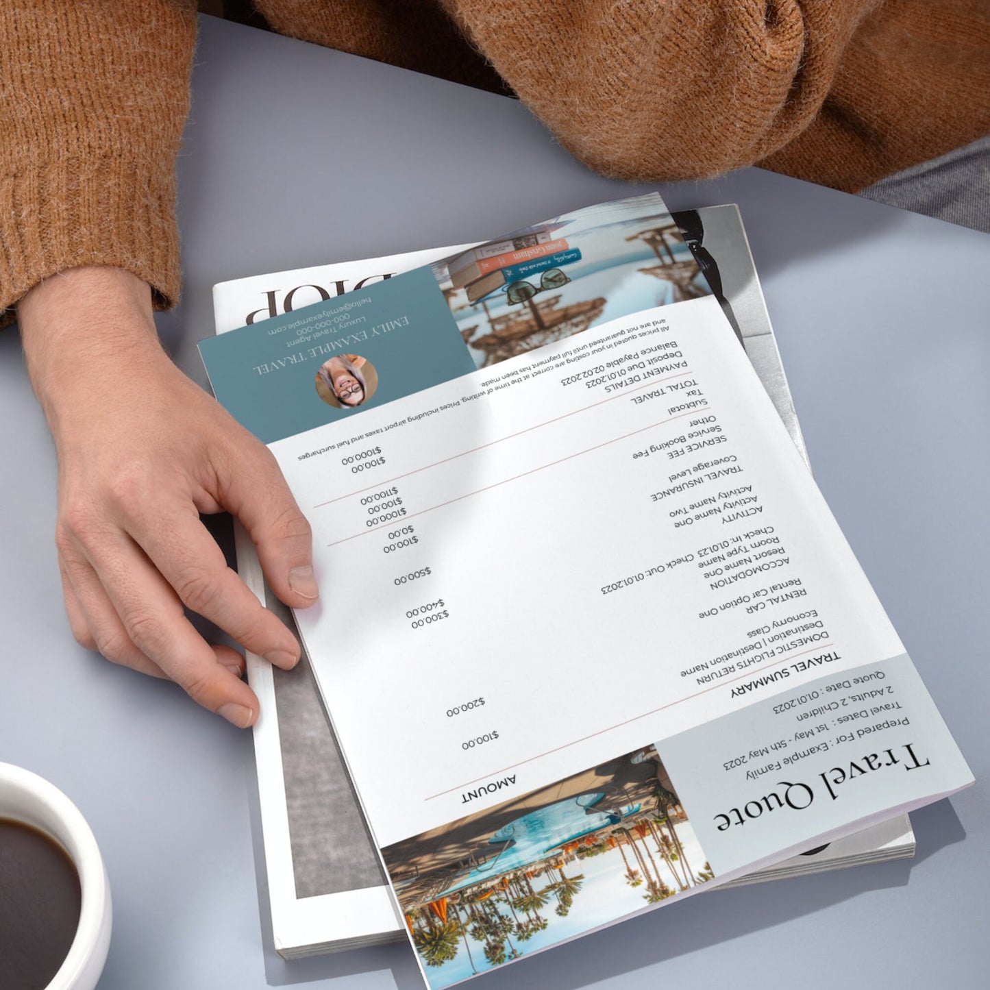 Vacation Quote Canva Template