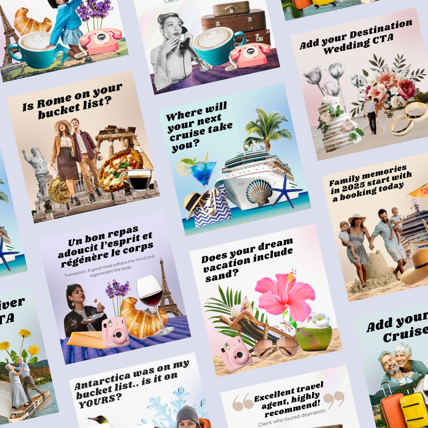 Canva Collage Design Template for Instagram Posts