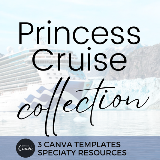 Princess Cruise Canva Template Collection