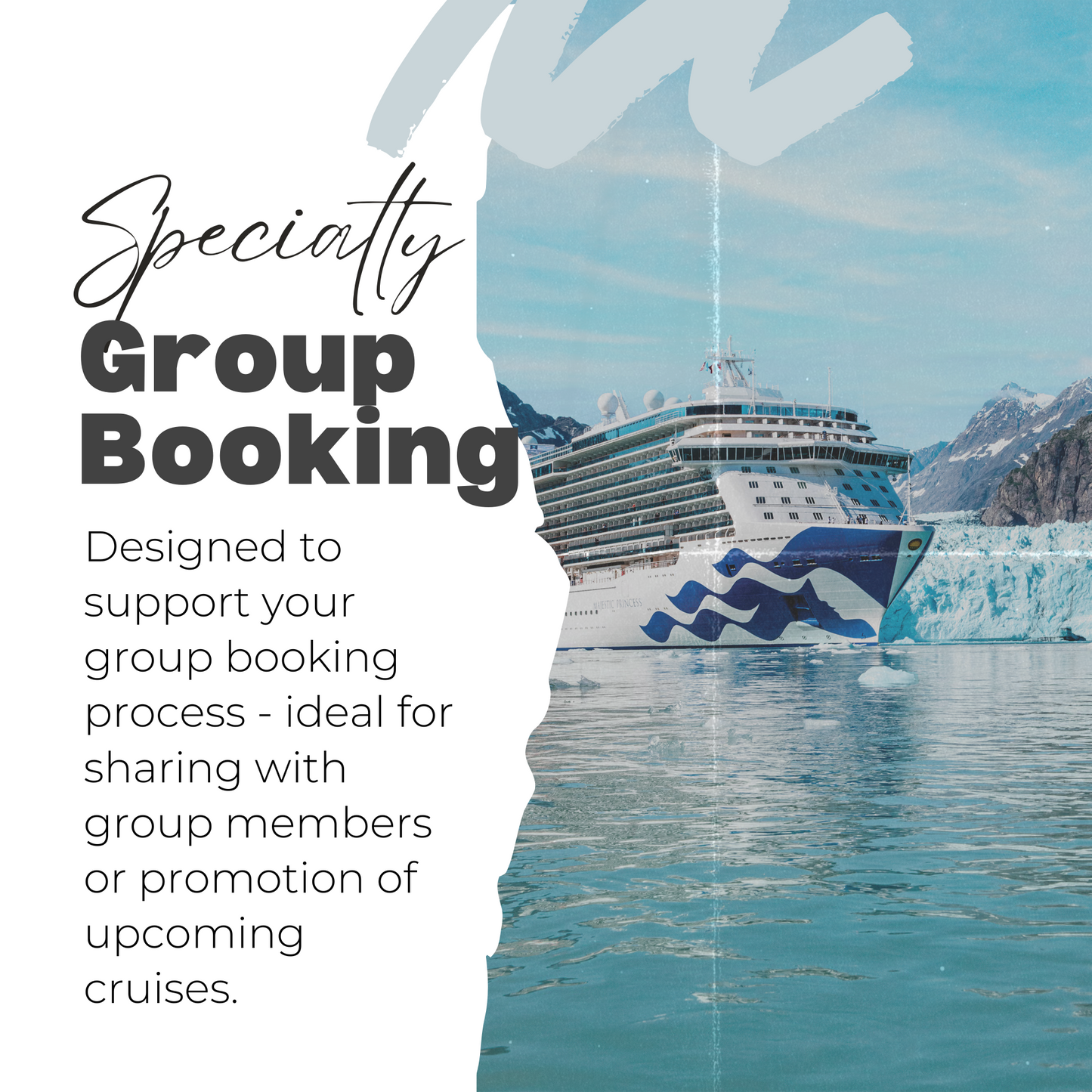 Princess Cruise Group Booking Canva Template for Travel Agents