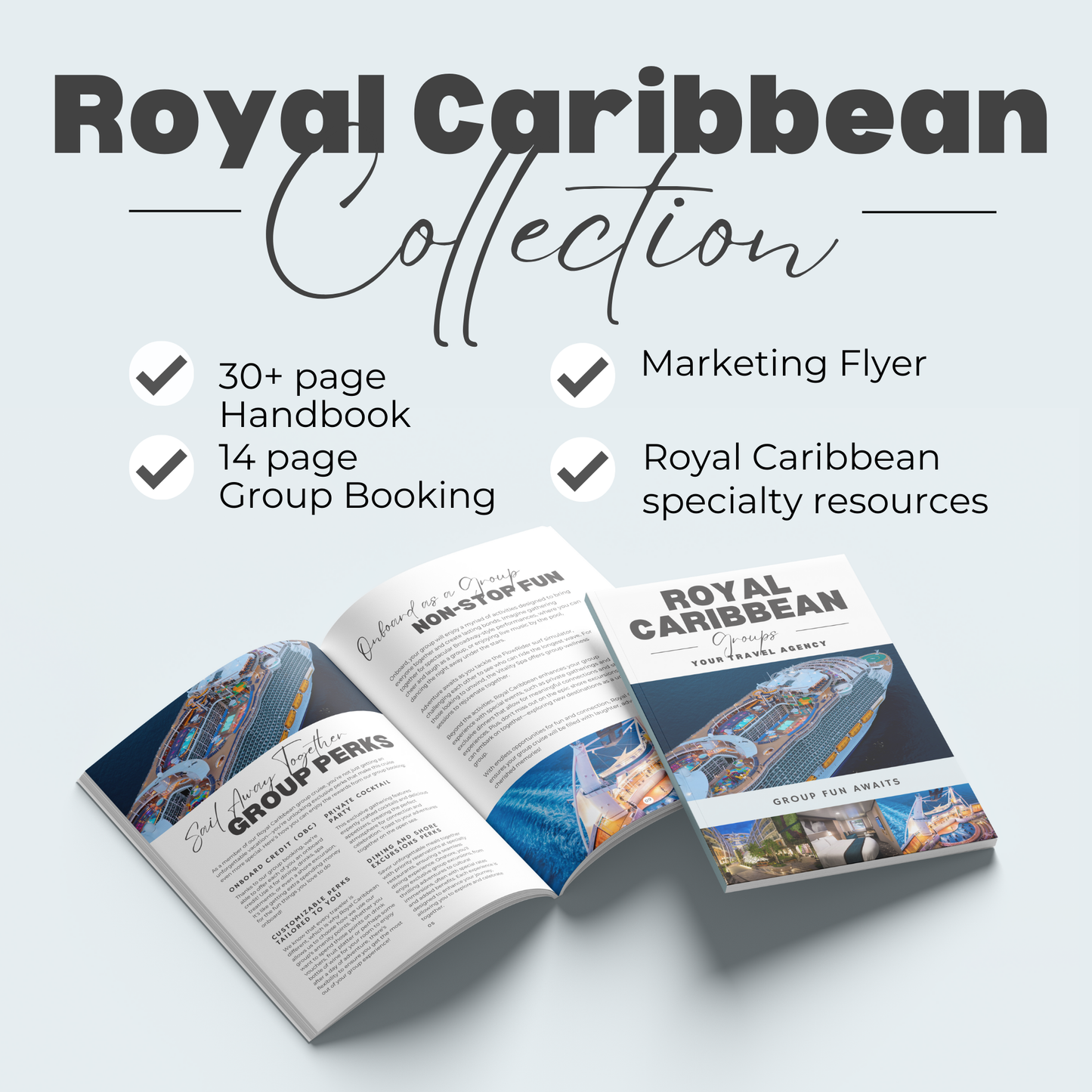 Royal Caribbean Cruise Canva Template Collection