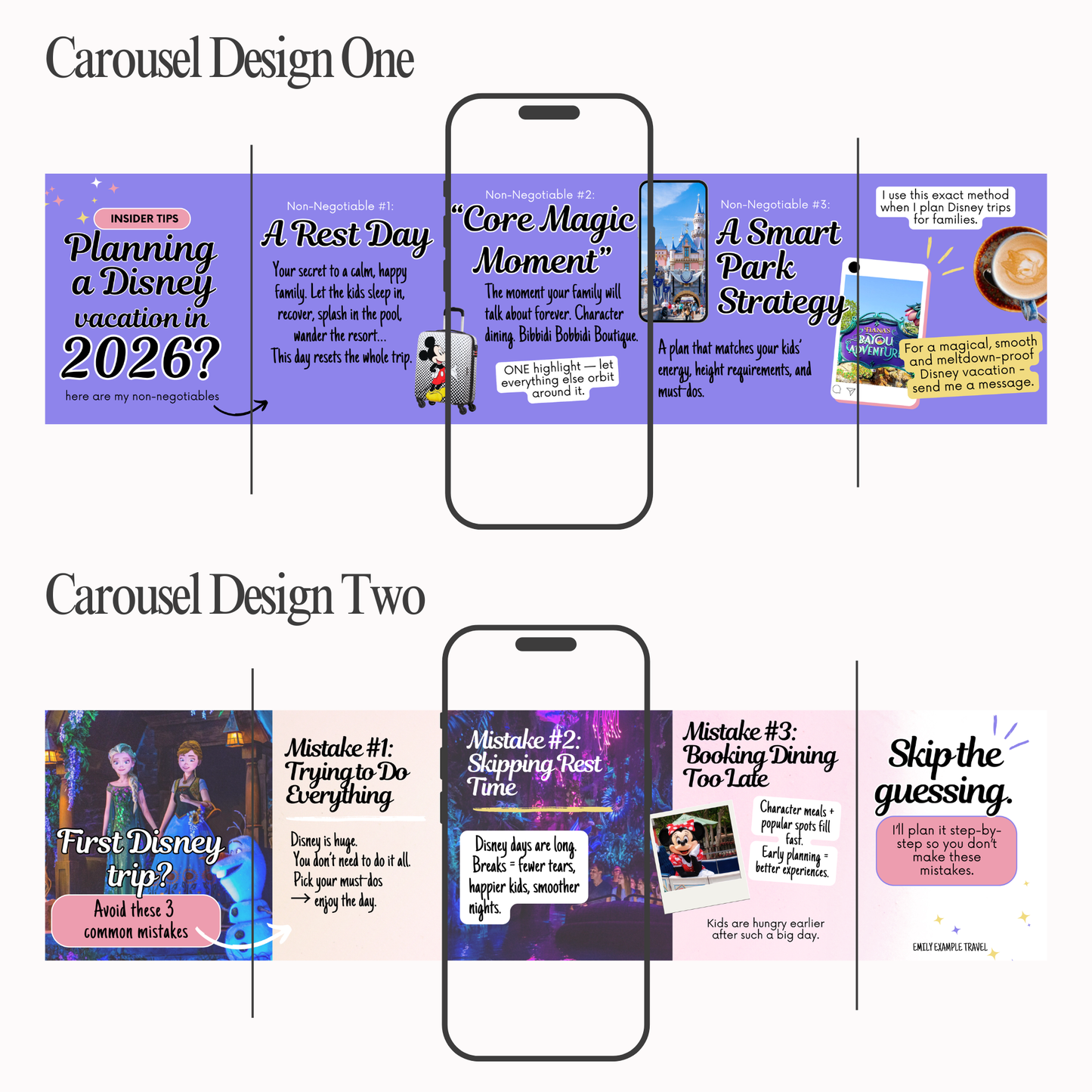 Seamless Carousel Template: Fairy Dust Version