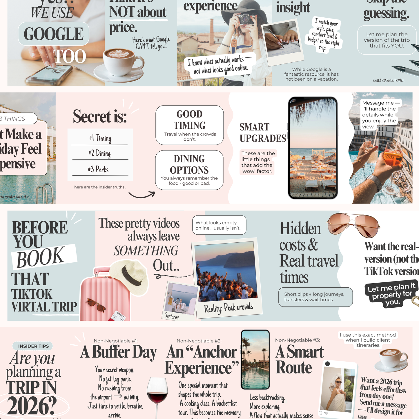 Seamless Carousel Template: Pastel Shores