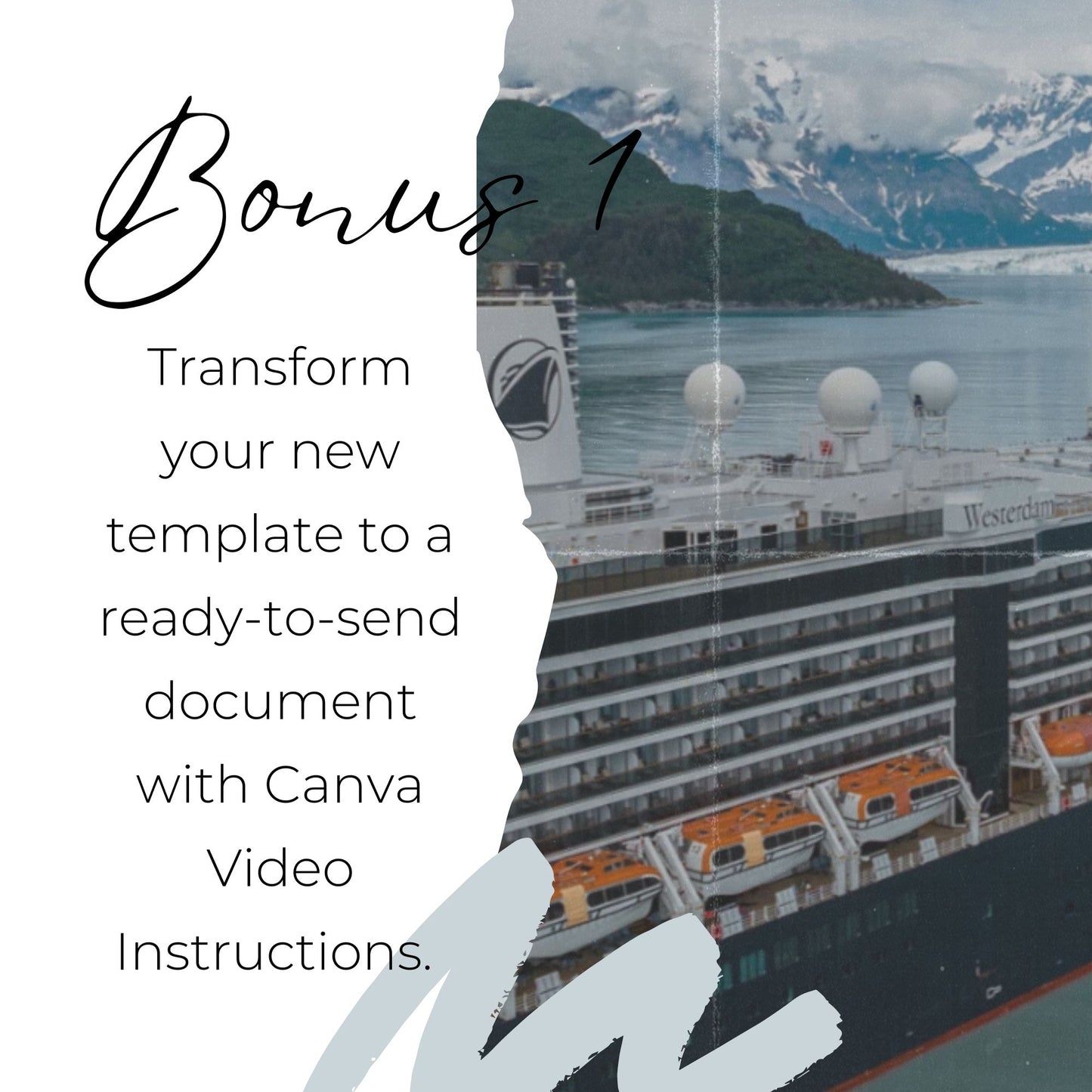 Holland America Cruise Handbook Canva Template