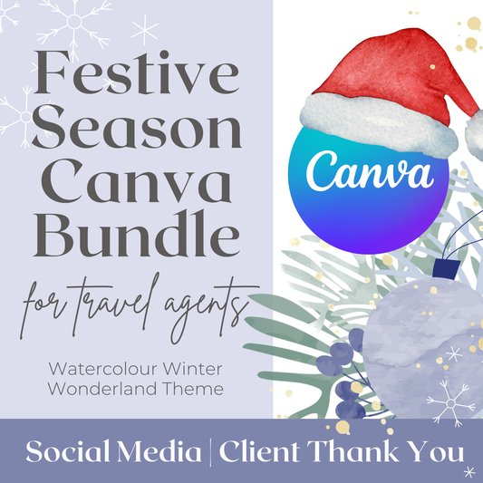 Festive Season Canva Template Bundle