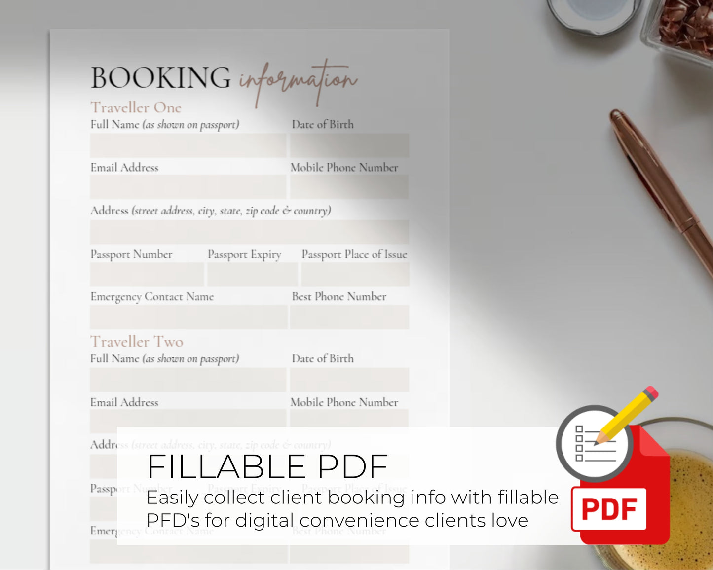 Quote to Booked - Canva Template