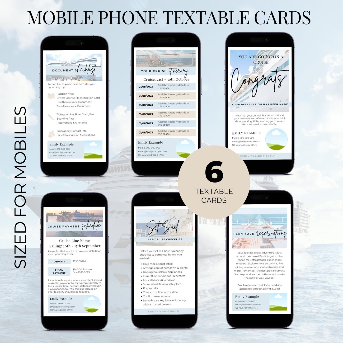 Smooth Sailing Kit - Canva Templates for Travel Agents