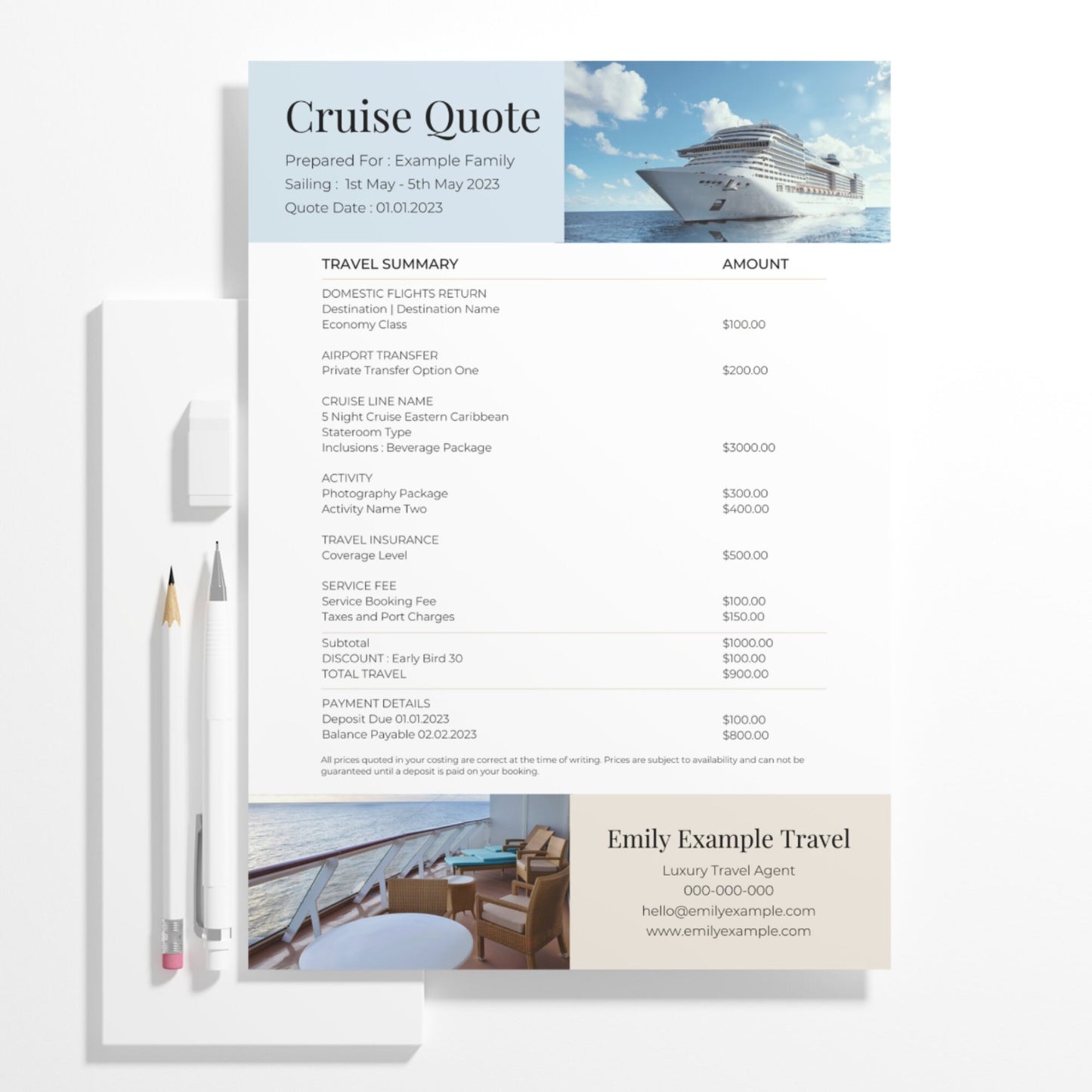 Smooth Sailing Kit - Canva Templates for Travel Agents