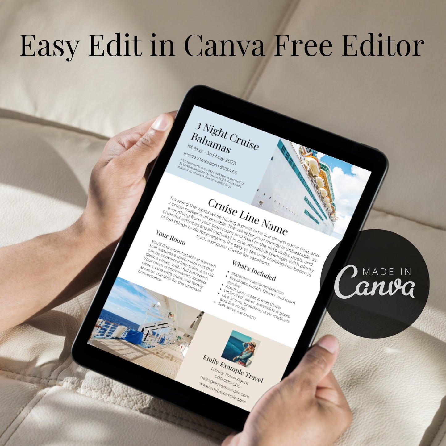 Smooth Sailing Kit - Canva Templates for Travel Agents