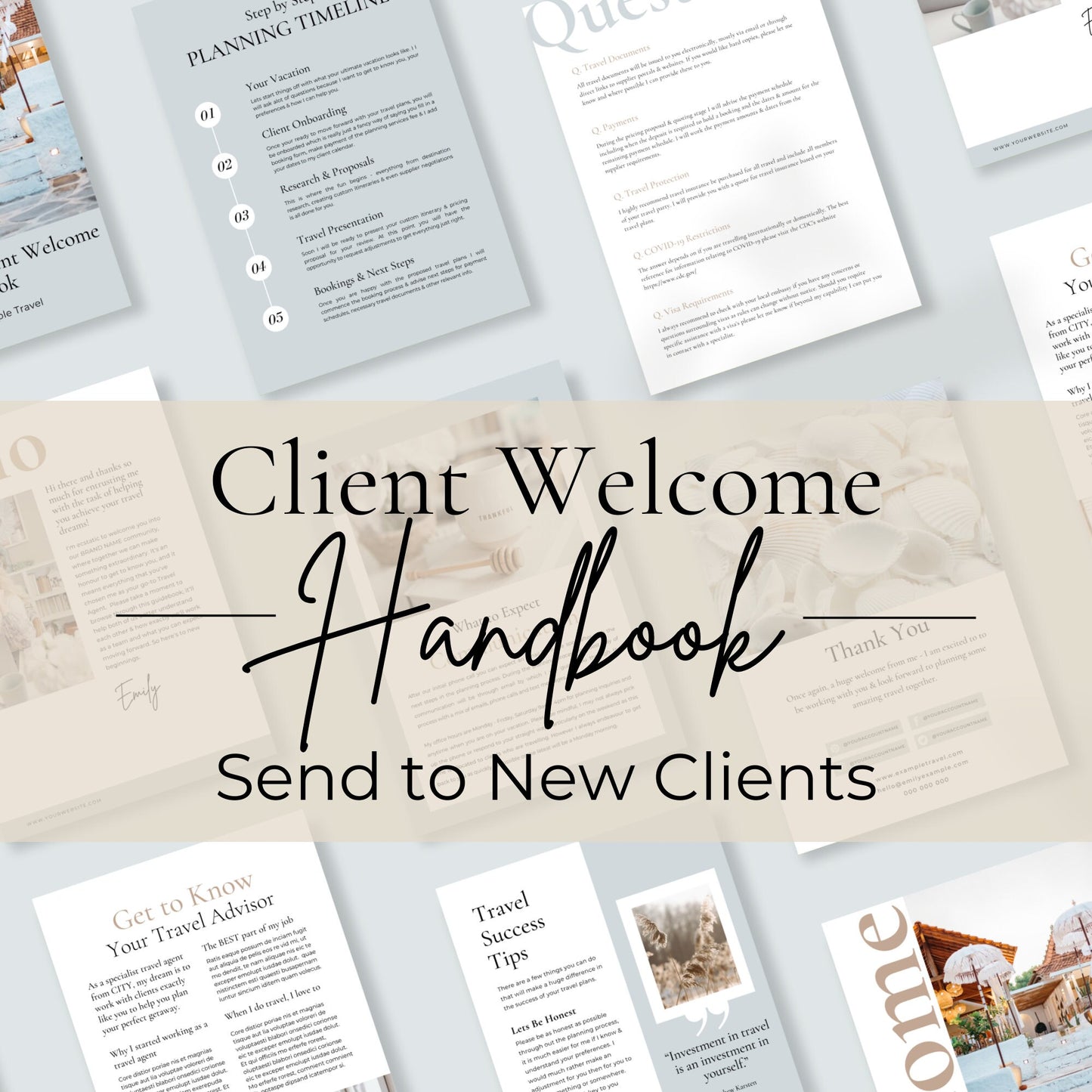 New Client Bundle - Canva Template