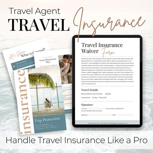 Travel Insurance Conversation Starter - Canva Template